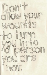 don't let wounds